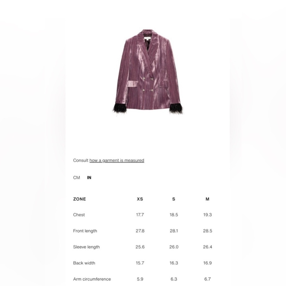Zara velvet blazer - Picture 4 of 4